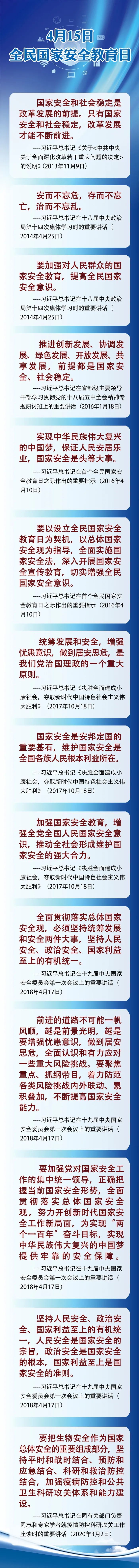 4月15日 全民国家安全教育日