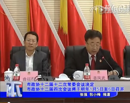 市政协十二届十二次常委会议决定